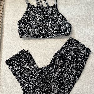 black & white lululemon design set